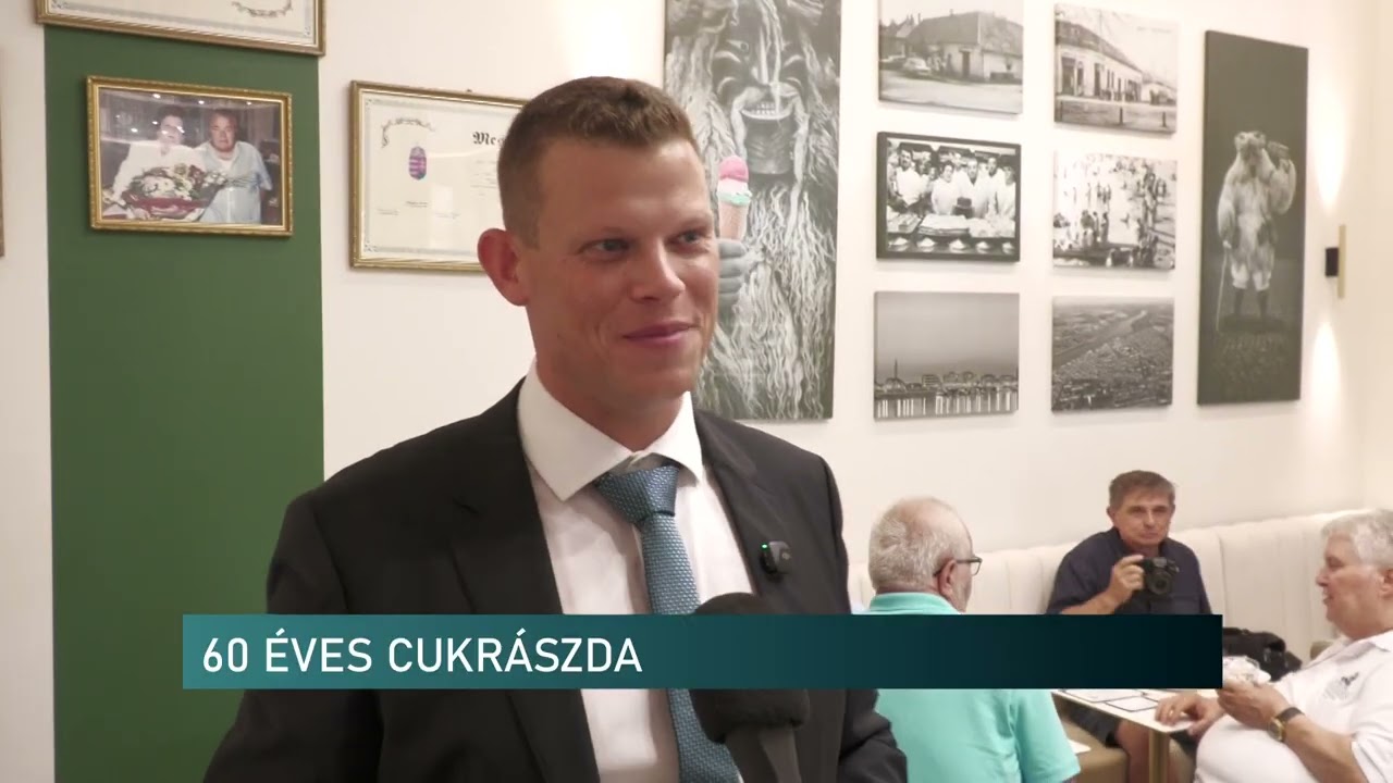 Ünnepel a mohácsi cukrászda - 60 éve működik a családi vállalkozás a városban_2025.09.22.