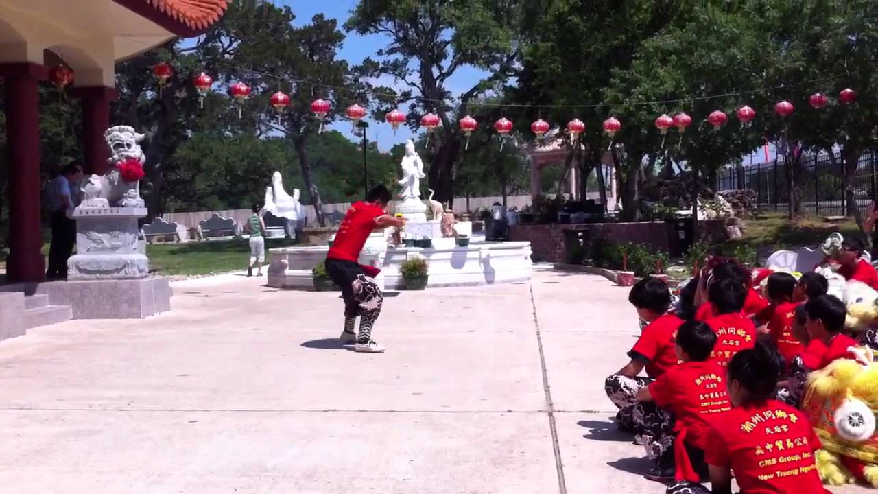 Brian Martial art at Teo Chew Temple Austin