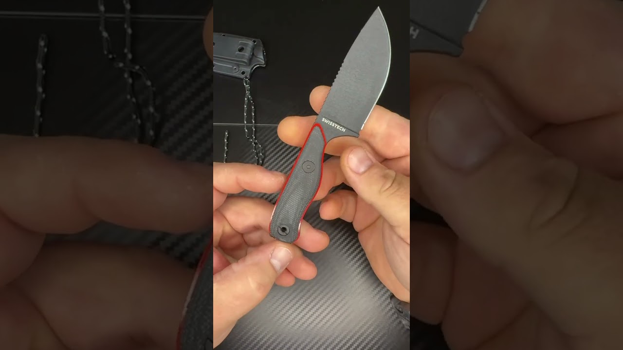 The Knife You Want When Everything Goes Wrong &ndash; Swiss Tech Leicht Fixed Blade