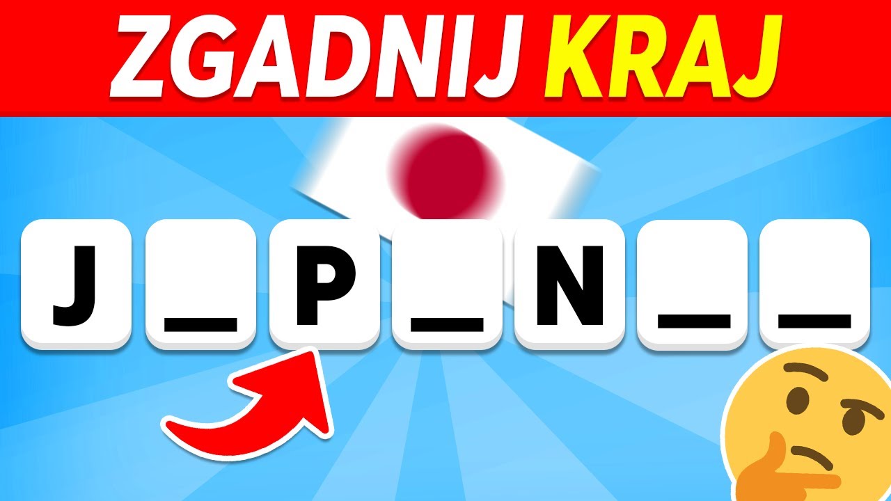 Zgadnij Kraj bez Samogłosek w 3 Sekundy 🌎🚩✅
