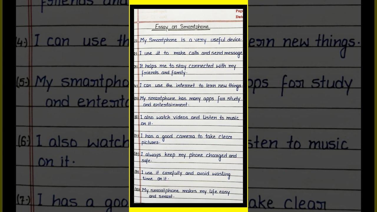 Essay on Smart Phone/ 10 Lines on Smart Phone/ 10 Lines Essay on Smart Phone