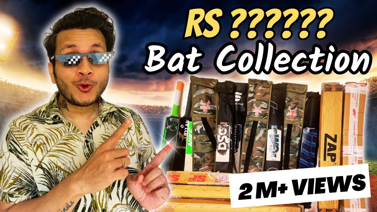 BAT COLLECTION | TOP 5 KASHMIR WILLOW BATS IN INDIA 🇮🇳 ✨ #cricket #cricketbat #unboxing #review