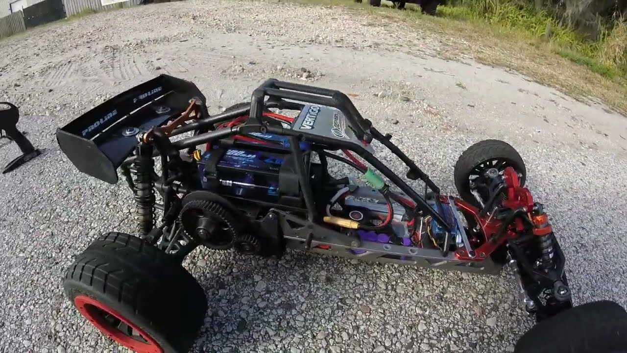 79.0 mph HPi Baja 5b HIGH SPEED run video