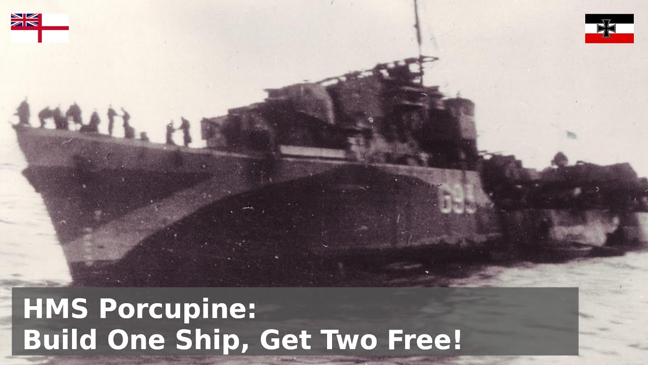 HMS Porcupine - Blown in Half, No Problem!