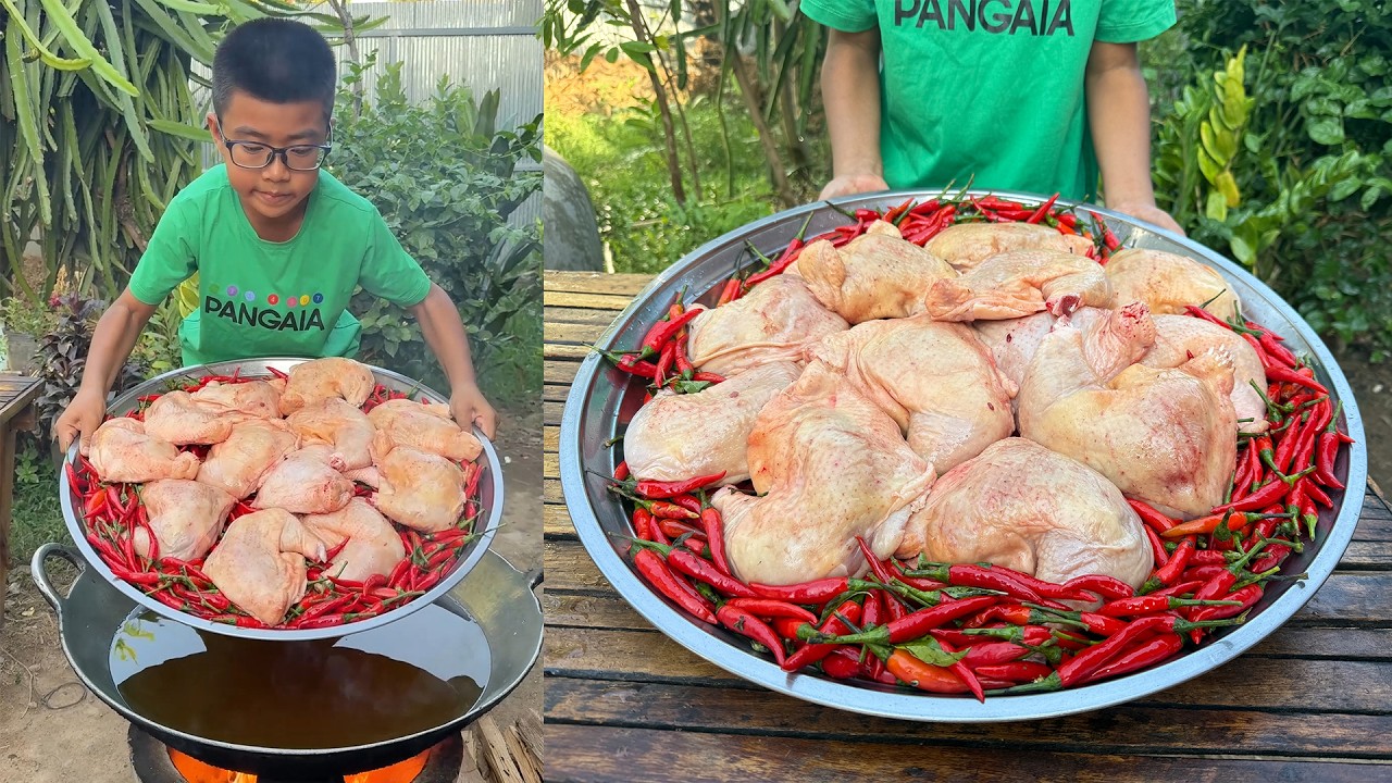 Chef Seyhak: Yummy chicken legs and chili cooking | Chicken leg recipes