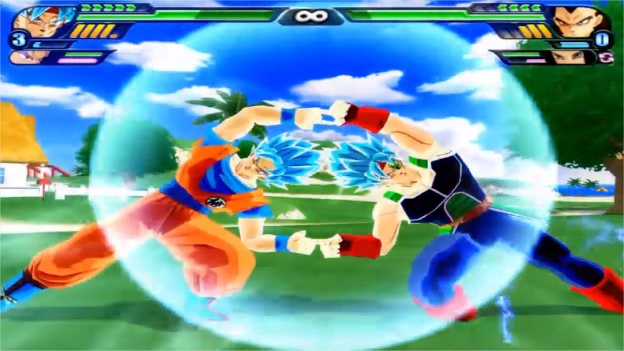 Dragon Ball Z Budokai Tenkaichi 3 - Bardock SSG Blue And Goku SSG Blue Fusion VS MODS ALEATORIOS #6