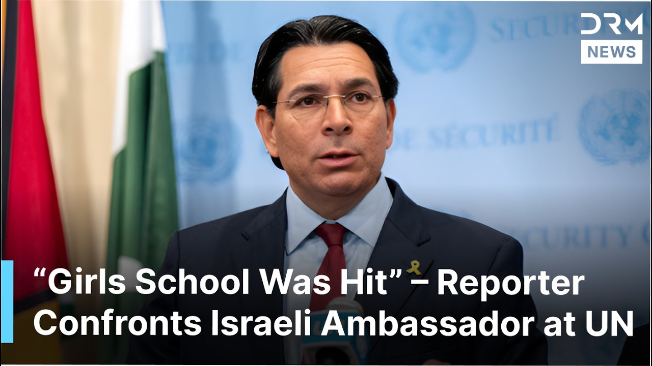 Israel’s U.N. Ambassador Faces Reporter On Iran School Strike Claims | DRM News | AC1F