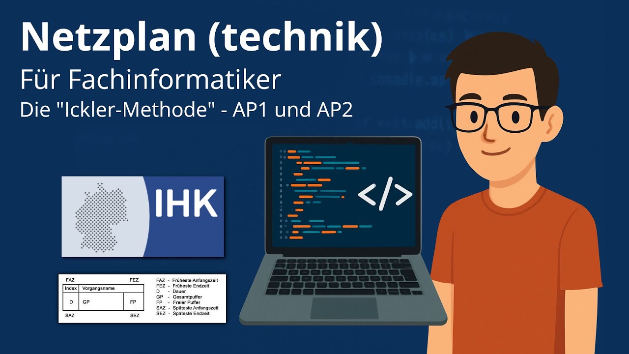 Der Netzplan / Die Netzplantechnik - für Fachinformatiker IHK - AP1 & AP2
