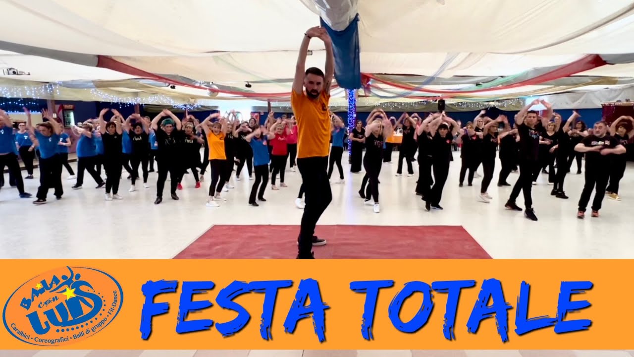 FESTA TOTALE Paola e Chiara COREOGRAFIA + TUTORIAL + BALLO DI SPALLE || BAILA CON LUIS 2024