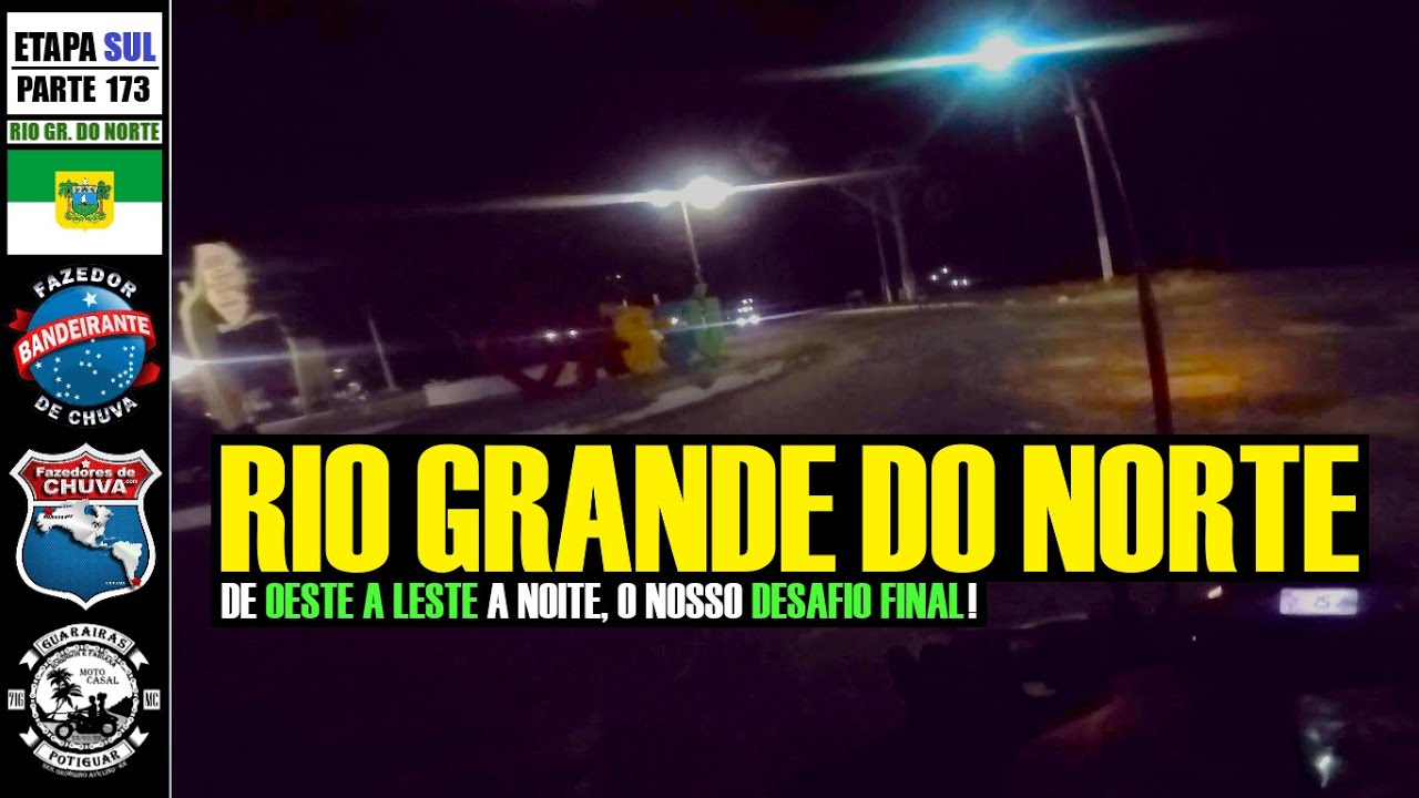 SUL 173 - FINAL: De MOSSORÓ/RN até SENADOR GEORGINO AVELINO/RN, VIAGEM de MOTO FACTOR no NORDESTE