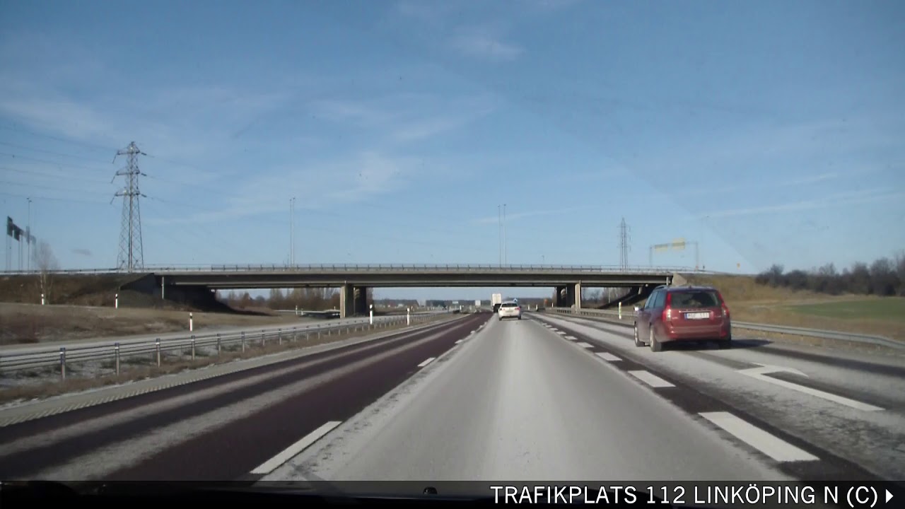 E4:an Linköping  - Mjölby ( Realtid 1X)