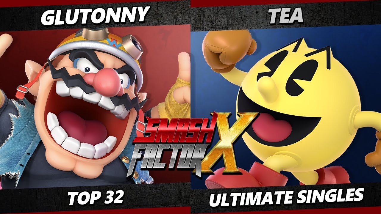 Smash Factor X - Glutonny (Wario) Vs. Tea (Pac-Man) Smash Ultimate - SSBU