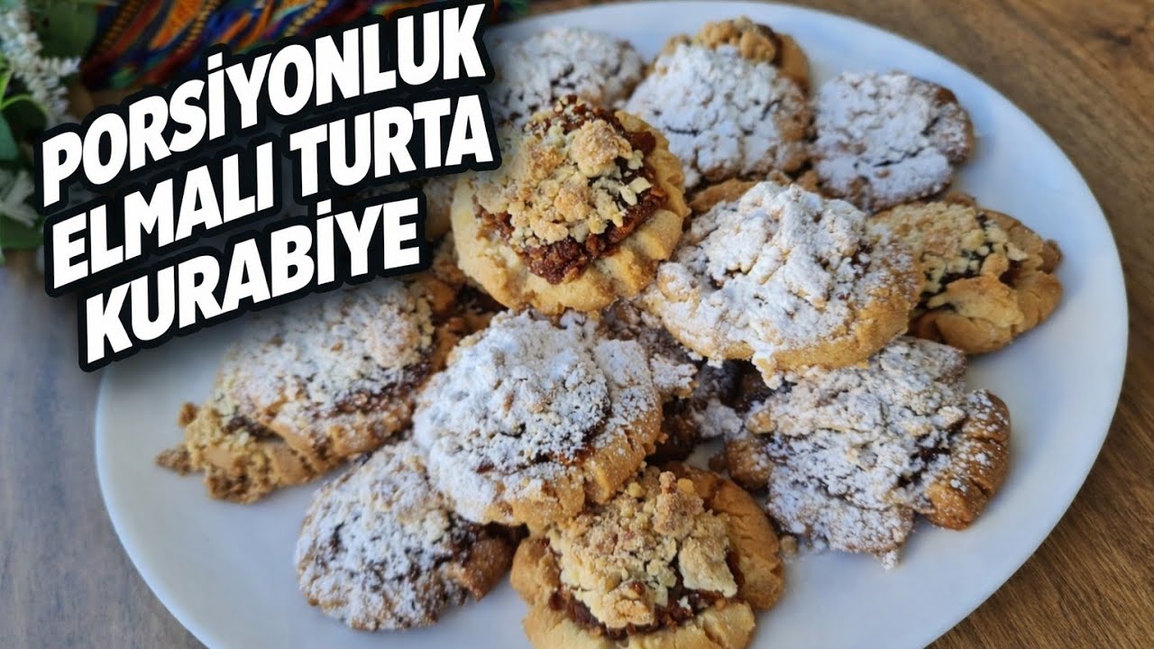 Başka Tarif Aramayacaksınız l PORSİYONLUK ELMALI TURTA KURABİYE l Mutfağımdaki Tadlar l Tarifler