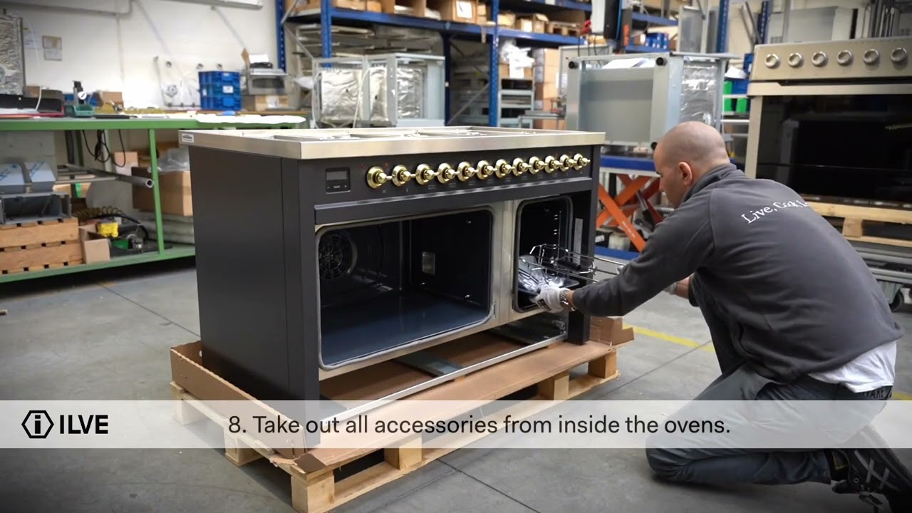 Unboxing and How to Install the Legs for ILVE Nostalgie Range.