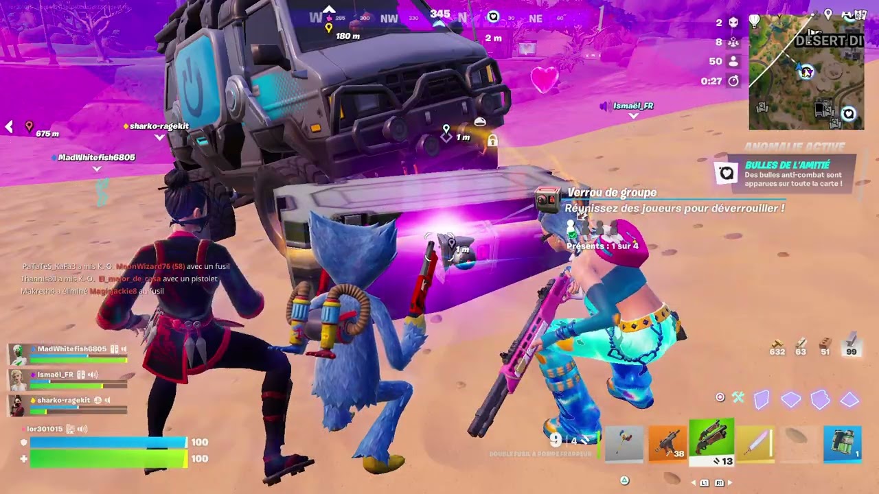 je joue a fornite avec mes pote