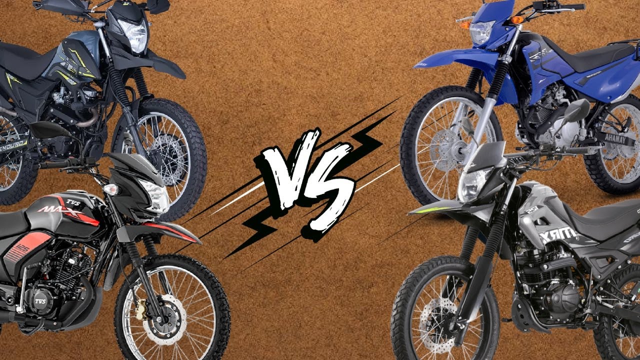 YAMAHA XTZ 125 VS AKT TTR 125 VS VICTORY MRX 125 VS TVS MAX 125 COMPARATIVA DE FICHAS TECNICAS