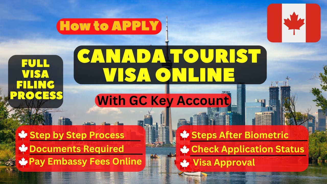 HOW TO  APPLY CANADA TOURIST VISA ONLINE | THROUGH GC KEY ACCOUNT | Full Process 🇨🇦 🇨🇦