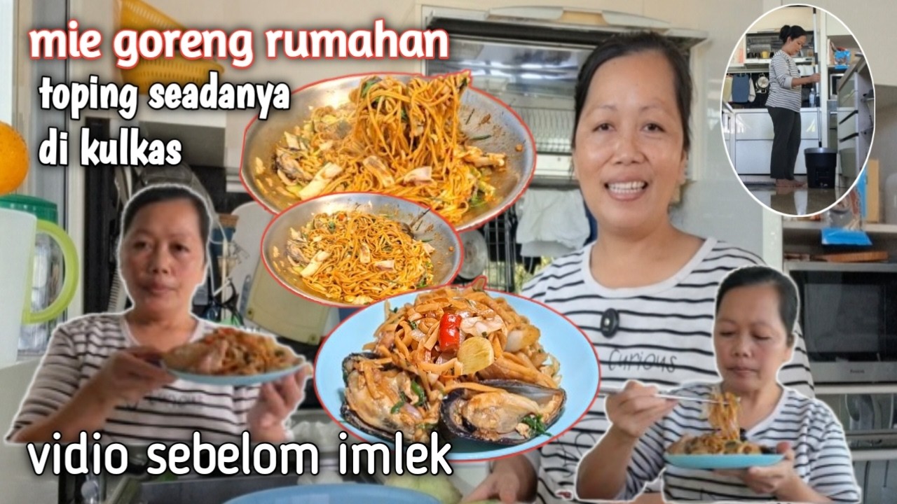 #Kesibukan tkw taiwan⁉️masak mie goreng apa adanya setelah habis ngepel #tkwtaiwan