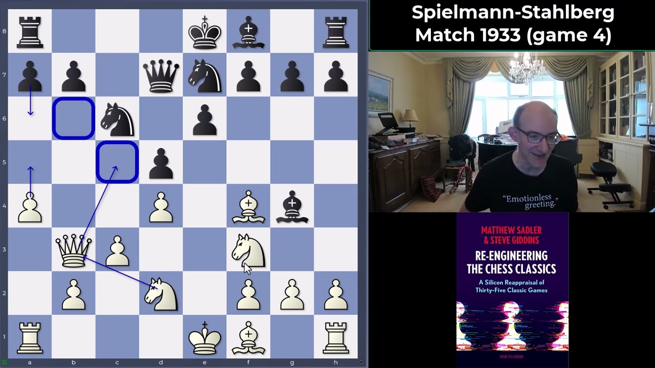 Re-Engineering the Chess Classics: Spielmann-Stahlberg Match 1933 g4 1-0