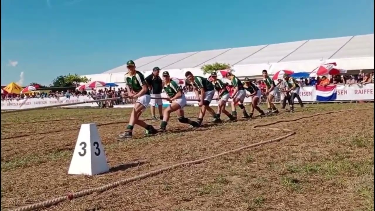 South-Africa vs Switzerland junior mix 520kg 2023 tug of war world championship