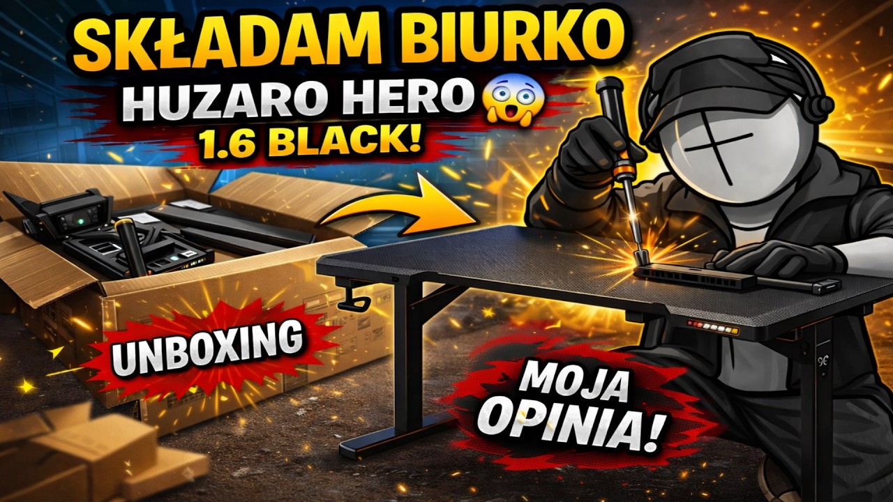 SKŁADAM biurko Huzaro Hero 1.6 Black&hellip; czy było warto? 🤔