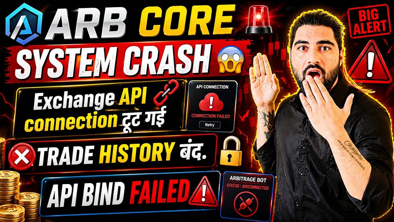 ARB CORE Today Update 😱 API Failed, Trade History बंद, अब क्या होगा? ARB CORE Latest Update Today 