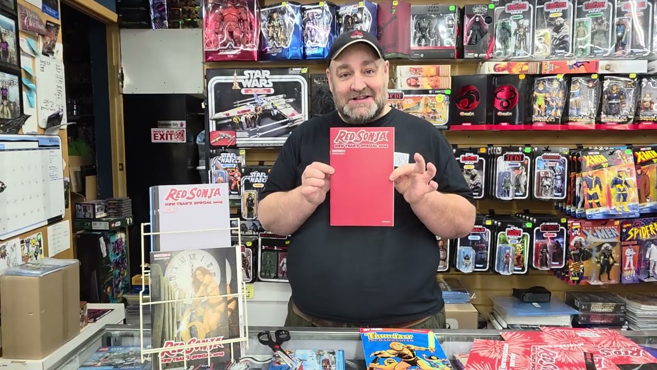 Opening blind bag comics
