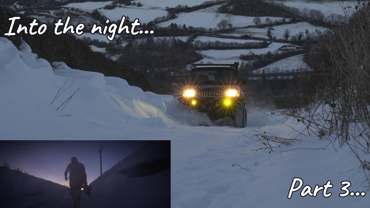 Snowy Wales. An offroad adventure