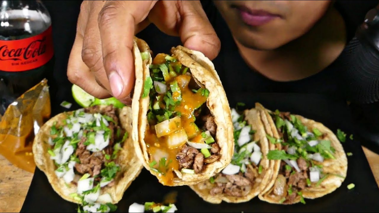 TACOS DE BISTEC 🌮| ASMR