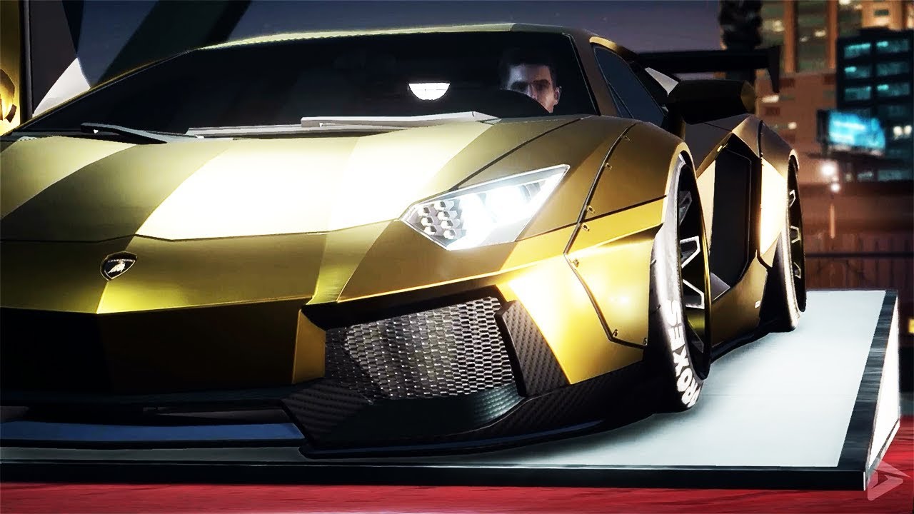 NEED FOR SPEED PAYBACK Gold Plated Lamborghini Car Heist