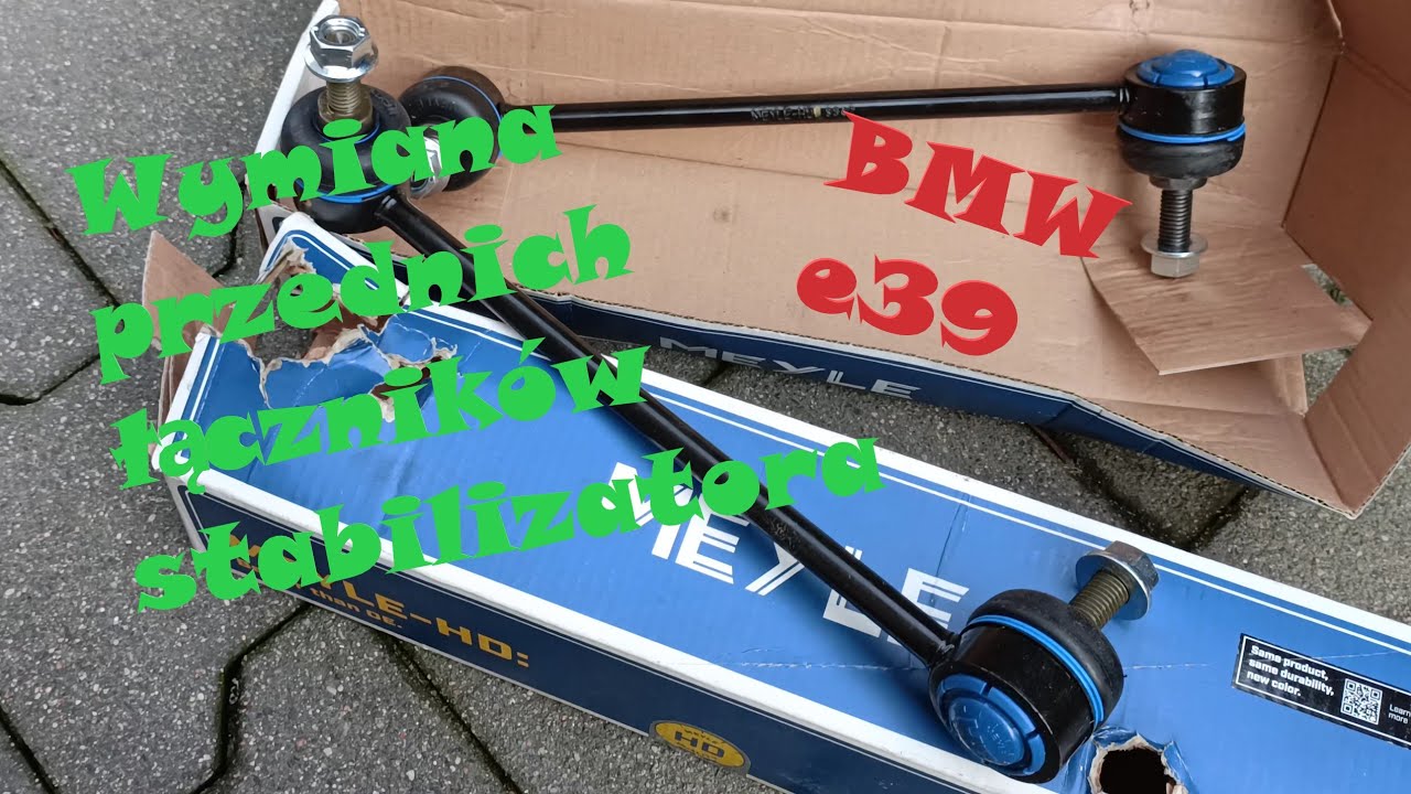 Wymiana przednich łączników stabilizatora BMW e39