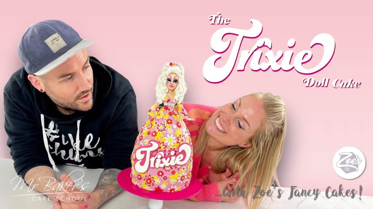 We Made a Trixie Mattel Cake! feat. Zoe's Fancy Cakes | Doll Cake | But Can We Cake It?
