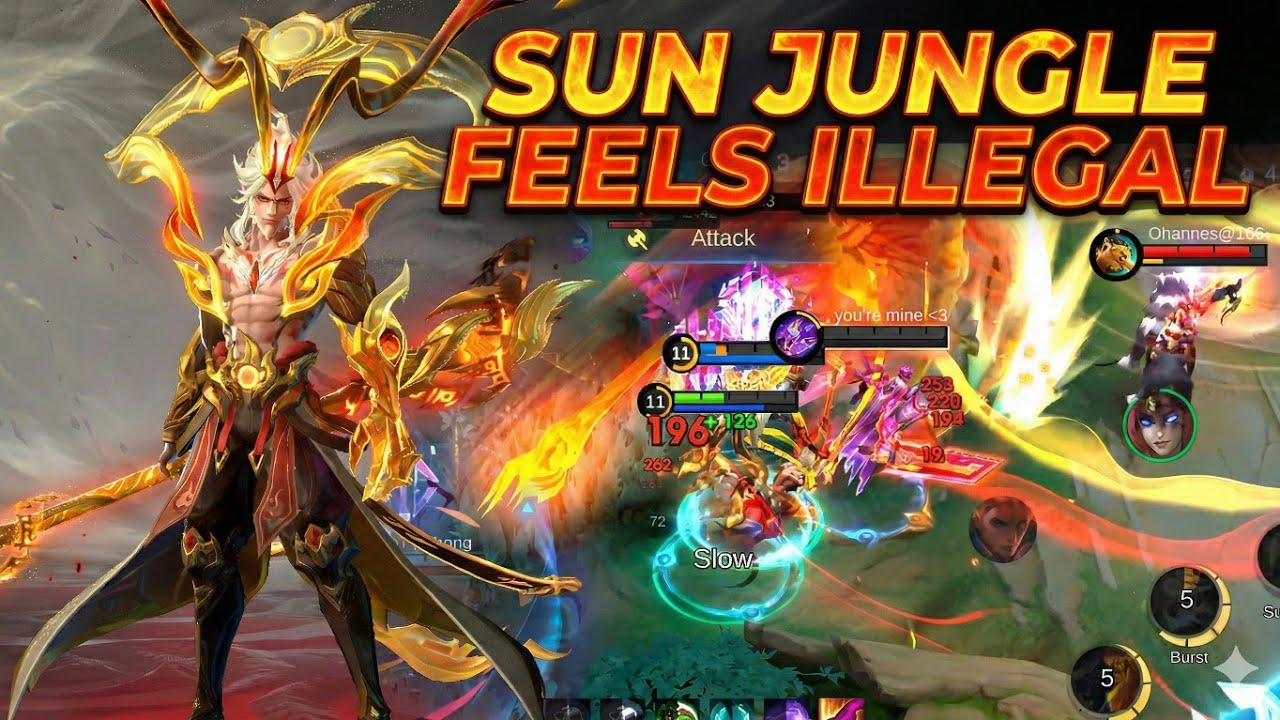 SUN JUNGLE FEELS ILLEGAL! 🔥 | Broken Sun Build & Gameplay - Moba Legends