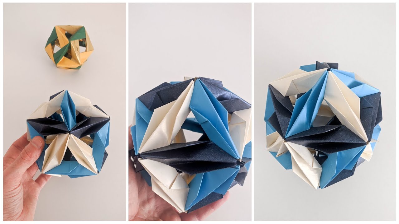 Tutorial Origami Bay Leaf Kusudama
