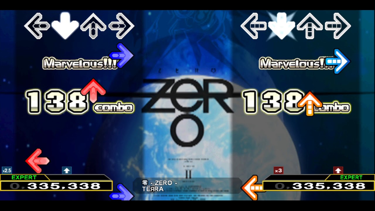 【DDR X】 零 -ZERO- [SINGLE EXPERT] 譜面確認（高ハイスピ版）
