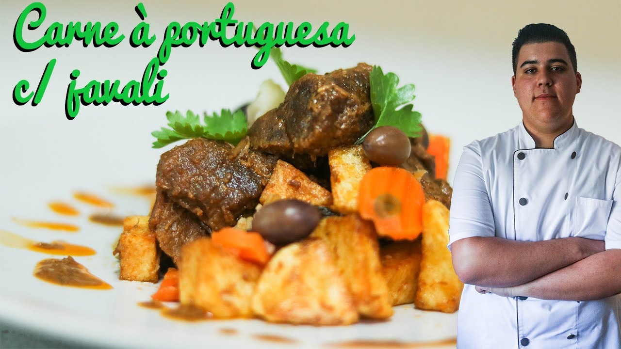 Carne à Portuguesa c/carne de javali C/ Alexandre Rosa