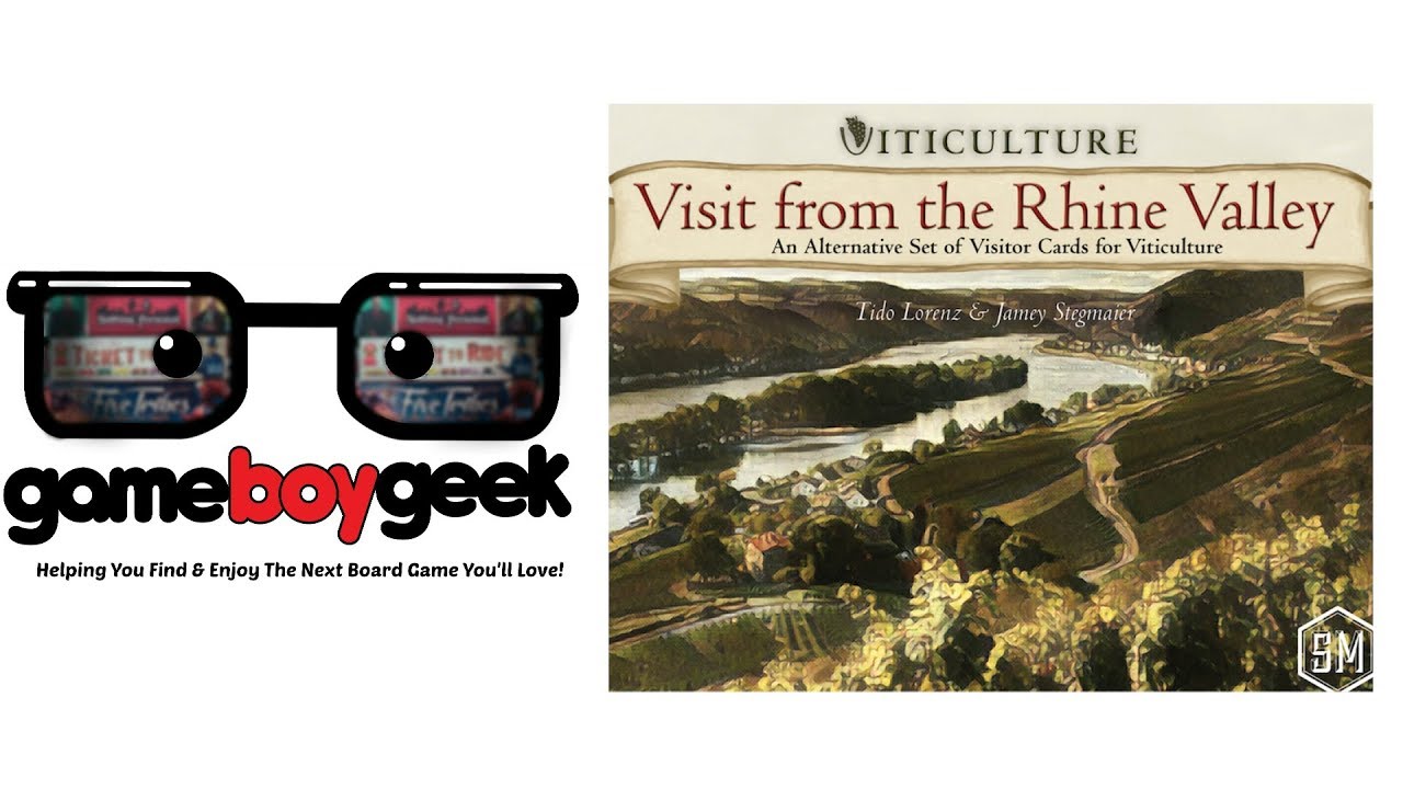 Viticulture: Visit From the Rhine Valley Preview with the Game Boy Geek