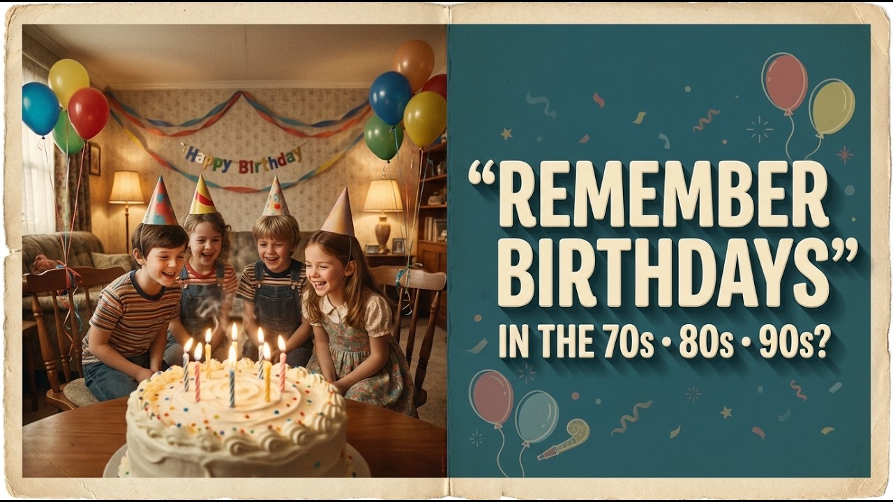 You Remember Birthday Parties Like This, Don’t You? (70s–90s)