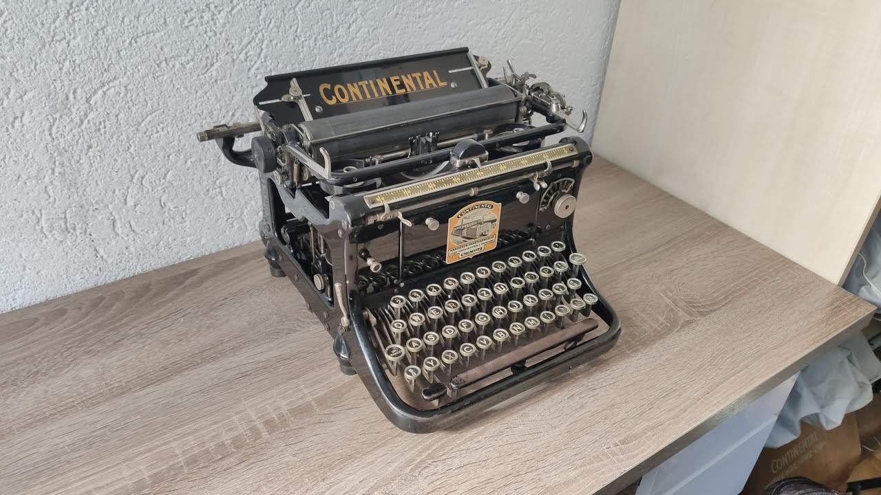 Continental Standard von 1907 Schreibmaschine