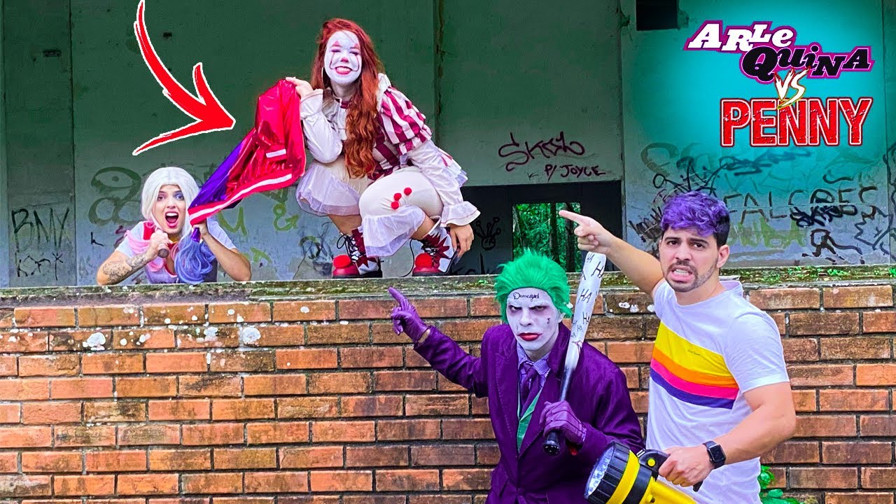 AJUDAMOS O CORINGA E A ARLEQUINA A RESGATAR SEU CASACO NO ESCONDERIJO DA PENNY E FOI MUITO PERIGOSO!