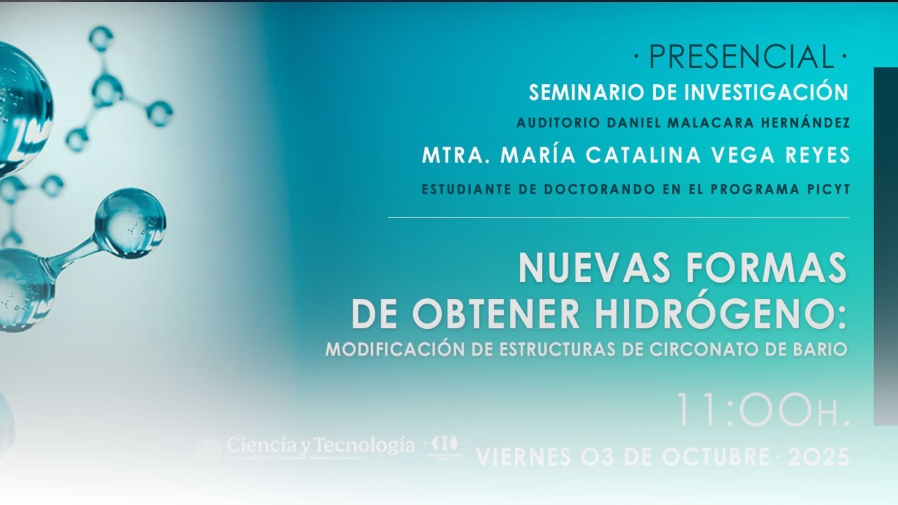 Seminario: Nuevas formas de obtener hidrógeno: Modificación de estructuras de circonato de bario