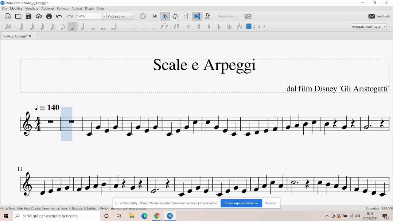 Scale e arpeggi
