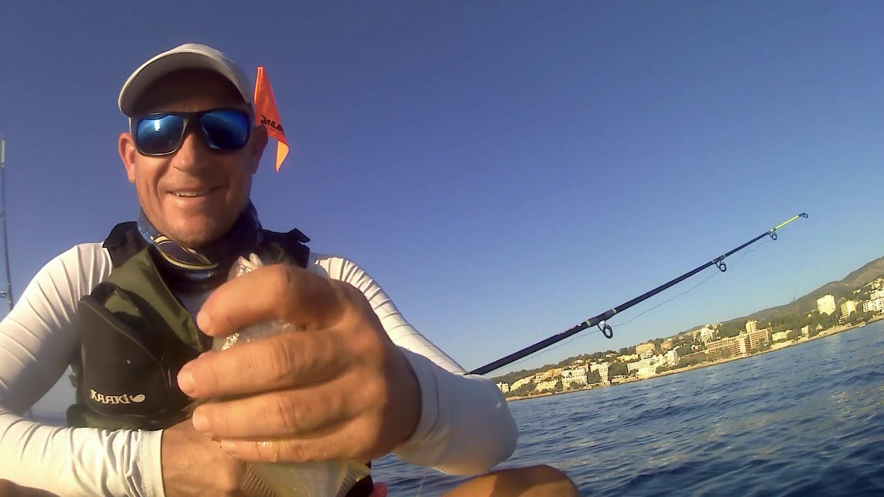 pesca en kayak mayorca chambel
