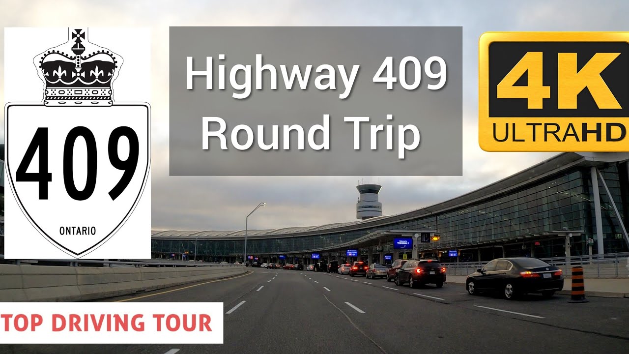 Highway 409 | Round Trip | Highway 401 to Toronto Pearson Airport and Back.