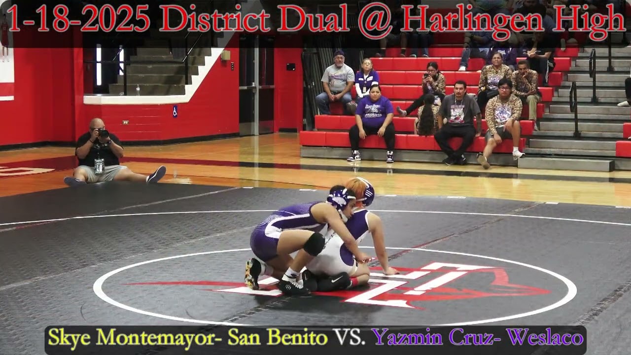 1-18-2025_6- Skye Montemayor- San Benito VS. Yazmin Cruz- Weslaco