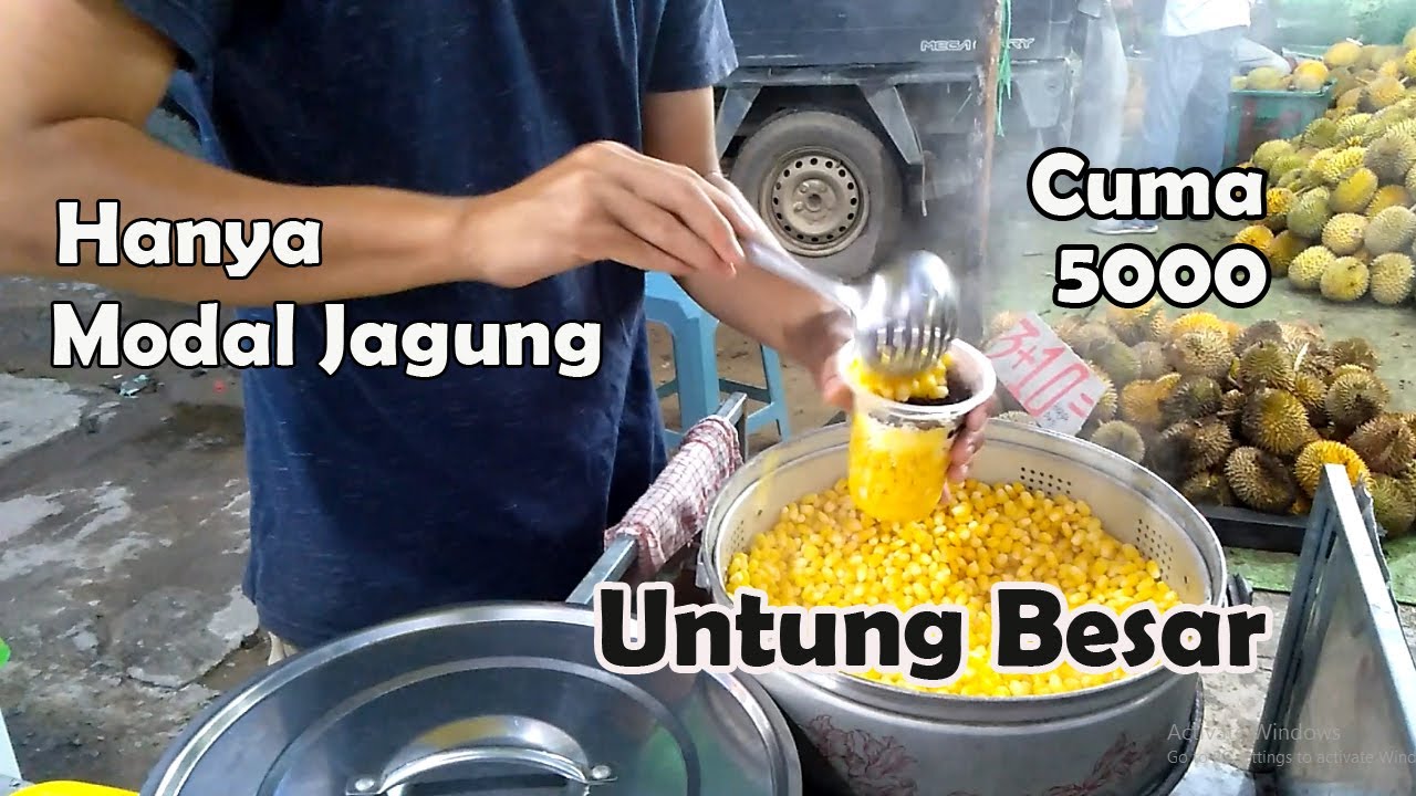 CUMA JUAL JAGUNG MANIS, MODAL KECIL UNTUNG BESAR