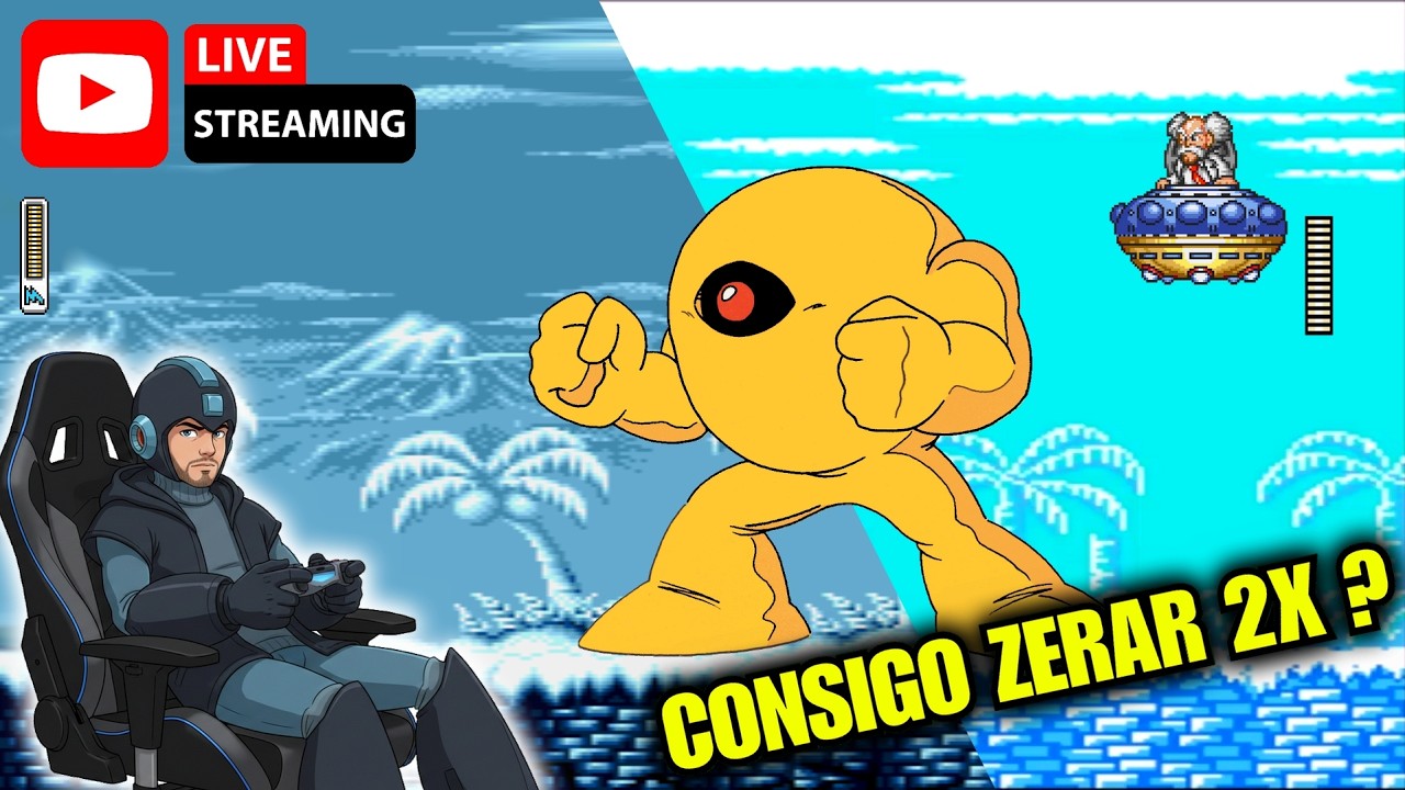 SÓ TERMINO MEGA MAN 1 QUANDO EU VENCER O WILY! 💀🕹️ #megaman