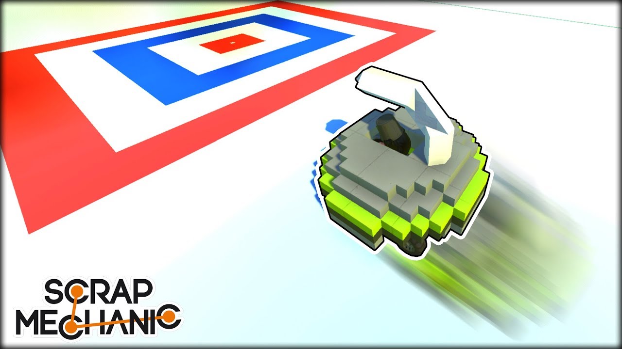 Car Curling on Frictionless ICE Blocks! (Scrap Mechanic Multiplayer Monday)
