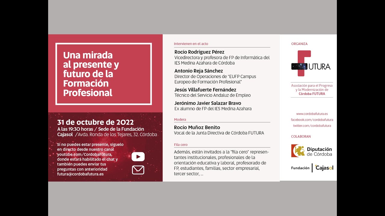 UNA MIRADA AL PRESENTE Y FUTURO DE LA FORMACIÓN PROFESIONAL