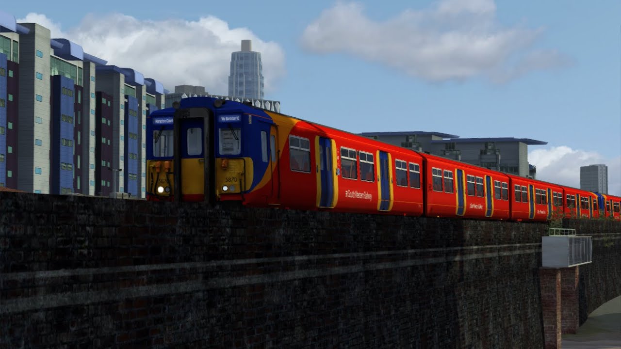 TS Classic | AP Class 455 (YR SP) | 2G07 06:33 London Waterloo - Hampton Court
